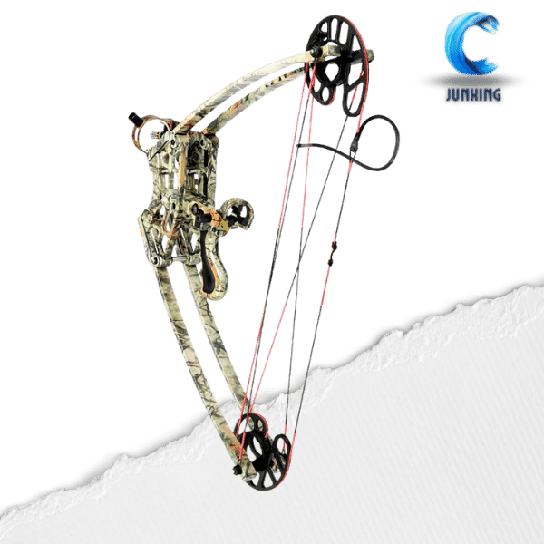 Junxing M109 Hunting Triangle Compound Bow Set for shooting